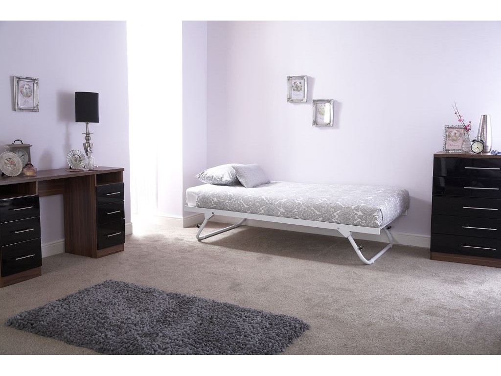 Contemporary French Style White Madison Trundle Bed